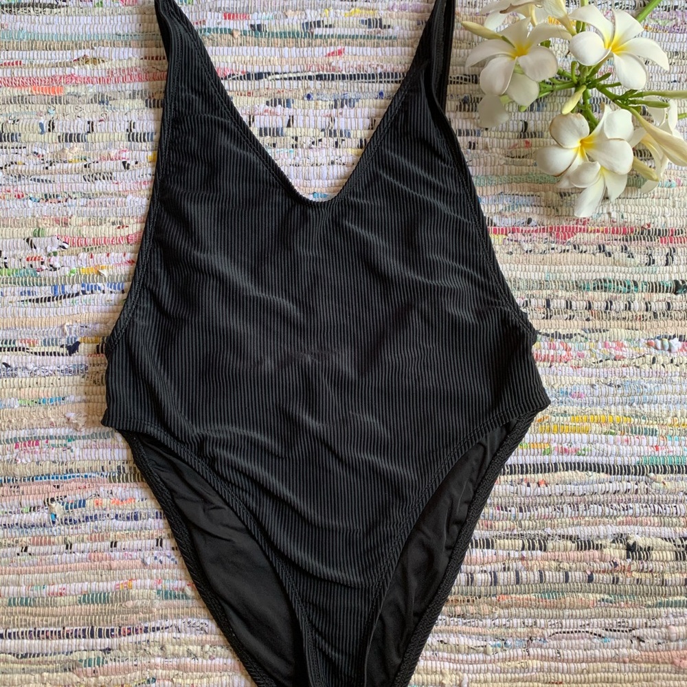 Nasty Gal high side one piece